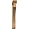 Ekena Millwork Imperial Slat Rough Sawn Bracket w/ Offset Brace, Western Red Cedar, 6"W x 48"D x 48"H BKT0604X48X48IMP06RWR - alternate 2